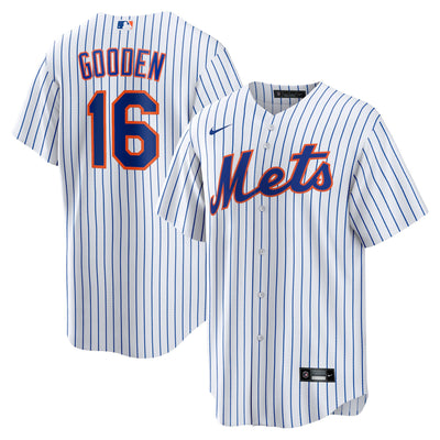 New York Mets Dwight Gooden Nike White Home Replica Player Jersey