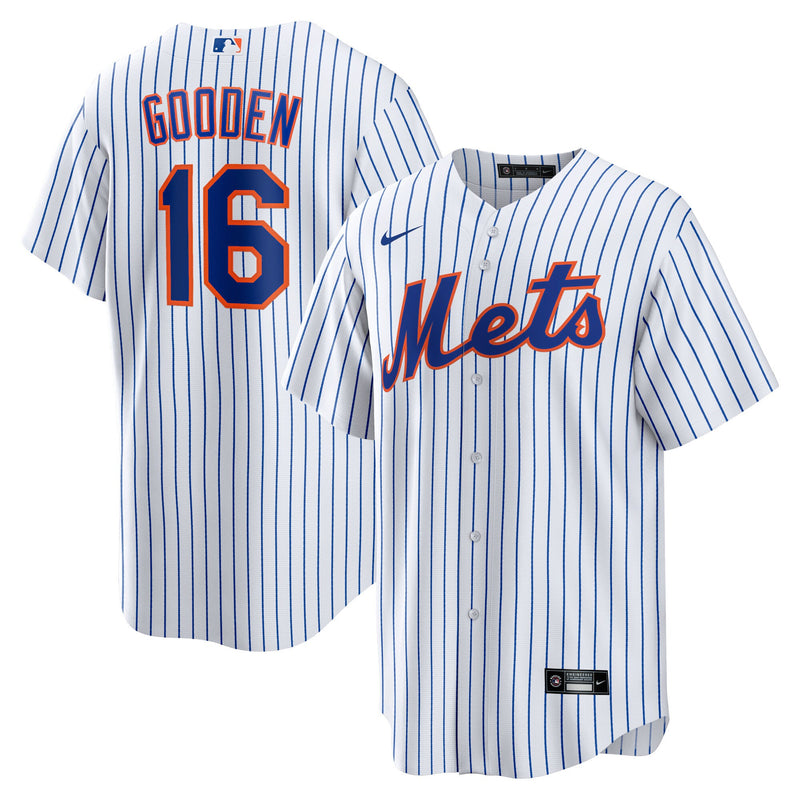 New York Mets Dwight Gooden Nike White Home Replica Player Jersey