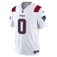 New England Patriots Christian Gonzalez Nike White Vapor F.U.S.E. Stitched Limited Jersey