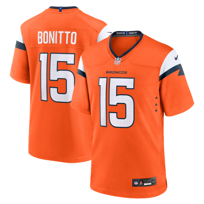 Denver Broncos Nik Bonitto Nike Orange Team Game Jersey