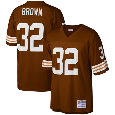 Cleveland Browns Jim Brown Mitchell & Ness Brown Legacy Replica Jersey