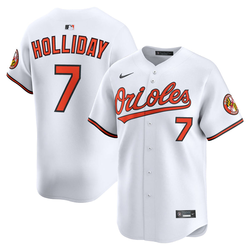 Baltimore Orioles Jackson Holliday Nike White Home Limited Jersey