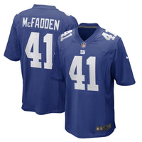 New York Giants Micah McFadden Nike Royal Game Player Jersey