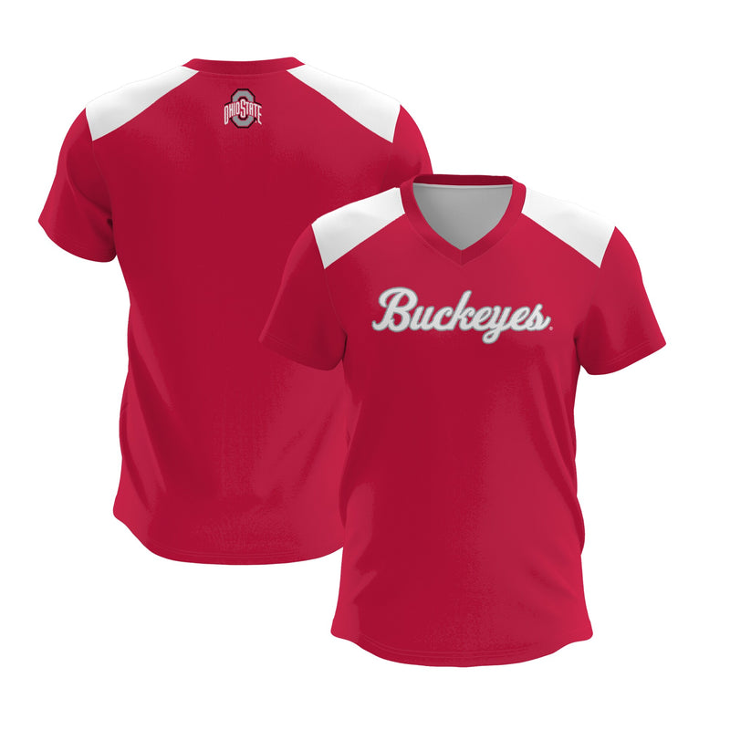 Ohio State Buckeyes GameDay Greats Lightweight Lacrosse Jersey - Scarlet