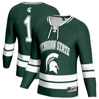 Michigan State Spartans GameDay Greats Lightweight Hockey Fashion Jersey - Green