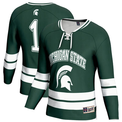 Michigan State Spartans GameDay Greats Lightweight Hockey Fashion Jersey - Green