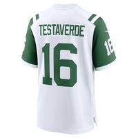 New York Jets Vinny Testaverde Nike White Retired Player Alternate Game Jersey
