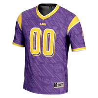 LSU Tigers GameDay Greats Highlight Print NIL Pick-A-Player Football Jersey - Purple