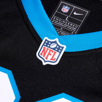 Carolina Panthers Maema Njongmeta Nike Black Team Game Jersey