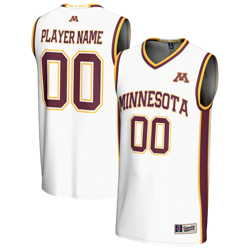 Minnesota Golden Gophers GameDay Greats Lightweight Collegiate Basketball NIL Pick-A-Player Fashion Jersey - White