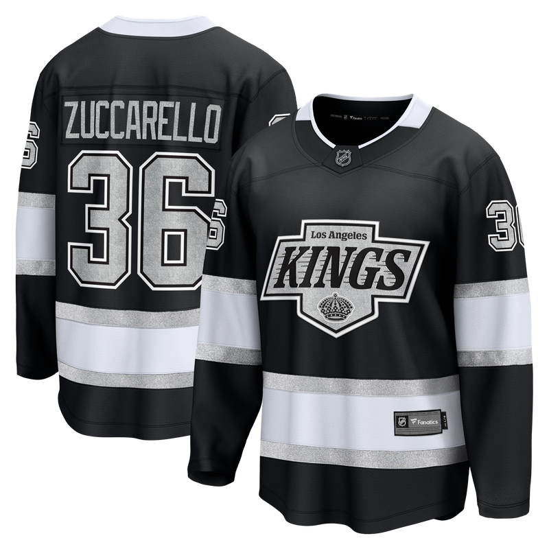 Los Angeles Kings Mats Zuccarello Fanatics Black Home Breakaway Jersey