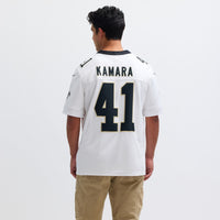 New Orleans Saints Alvin Kamara Nike White Vapor F.U.S.E. Limited Jersey