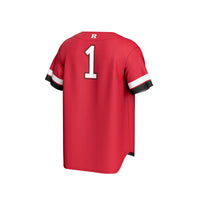 #1 Rutgers Scarlet Knights GameDay Greats Lightweight Collegiate Baseball Fashion Jersey - Scarlet