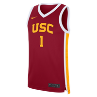 #1 USC Trojans Nike Road Replica Basketball Jersey - Cardinal