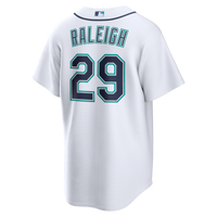 Seattle Mariners Cal Raleigh Nike White Home Replica Jersey