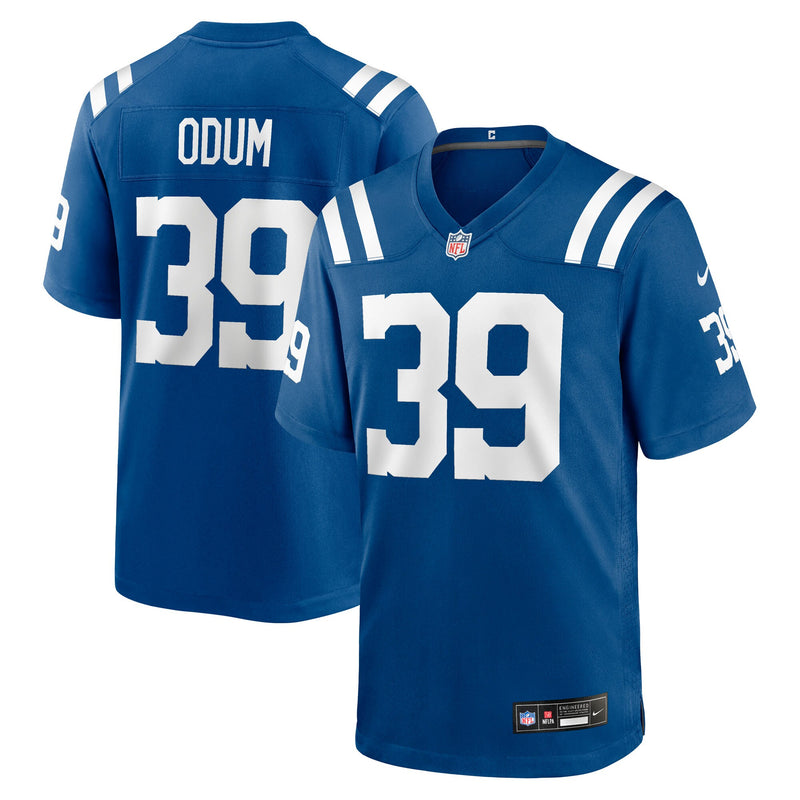 Indianapolis Colts George Odum Nike Royal Team Game Jersey