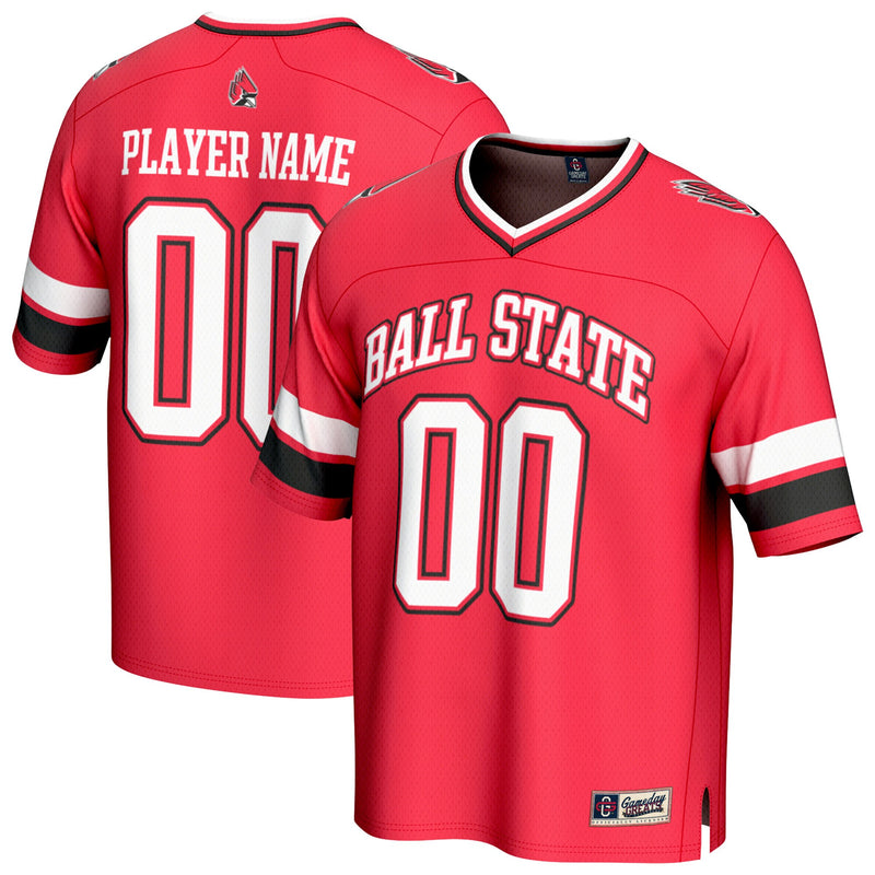 Ball State Cardinals GameDay Greats NIL Pick-A-Player Football Fashion Jersey - Cardinal