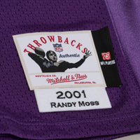 Minnesota Vikings Randy Moss Mitchell & Ness Purple 2001 Authentic Throwback Jersey