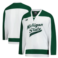 Michigan State Spartans Home Replica Hockey Jersey - White