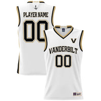 Vanderbilt Commodores GameDay Greats NIL Pick-A-Player Basketball Jersey - White