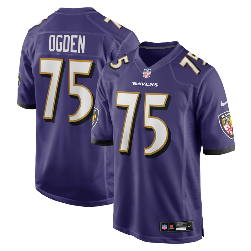 Baltimore Ravens Jonathan Ogden Nike Purple Game Retired Player Jersey