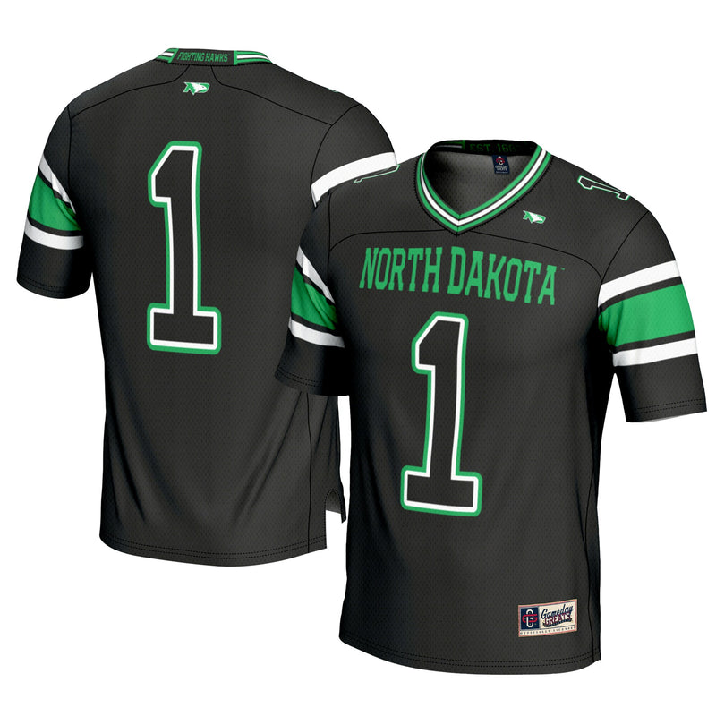 #1 North Dakota GameDay Greats Football Jersey - Black