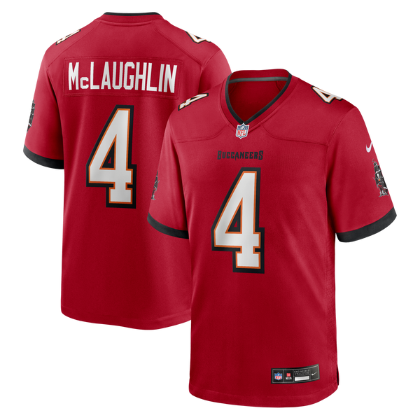 Tampa Bay Buccaneers Chase McLaughlin Nike Red Game Player Jersey