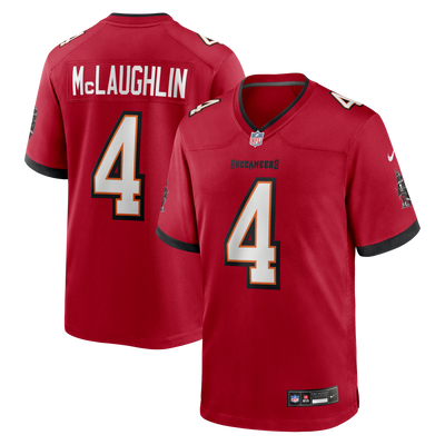 Tampa Bay Buccaneers Chase McLaughlin Nike Red Game Player Jersey