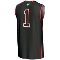 #1 Valdosta State Blazers GameDay Greats Lightweight Basketball Jersey - Black