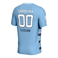 North Carolina Tar Heels GameDay Greats NIL Pick-A-Player Lightweight Soccer Jersey - Carolina Blue