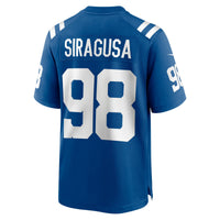 Indianapolis Colts Tony Siragusa Nike Royal Game Retired Player Jersey