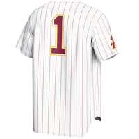 GameDay Greats #1 White Arizona State Sun Devils Lightweight Baseball Jersey