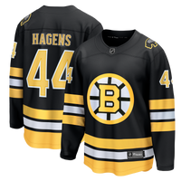 Boston Bruins James Hagens Fanatics Black Breakaway Jersey