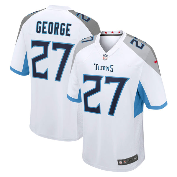 Tennessee Titans Eddie George Nike White Retired Player Game Jersey