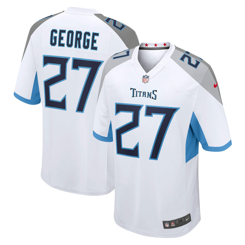 Tennessee Titans Eddie George Nike White Retired Player Game Jersey