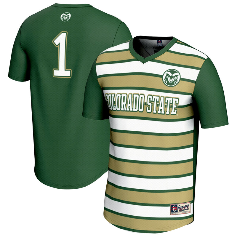 #1 Colorado State Rams GameDay Greats Lightweight Soccer Fashion Jersey - Green