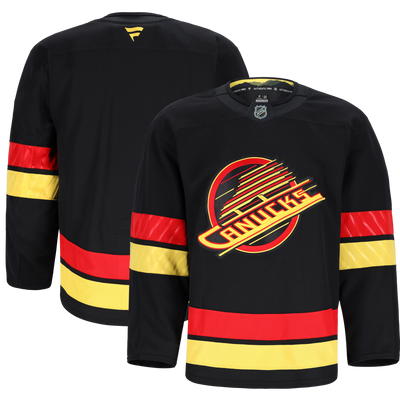 Vancouver Canucks Fanatics Black Alternate Authentic Pro Jersey