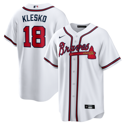 Atlanta Braves Ryan Klesko Nike White Home Retired Player Replica Jersey