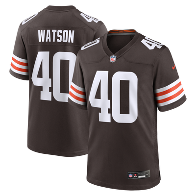 Cleveland Browns Nathaniel Watson Nike Brown Team Game Jersey