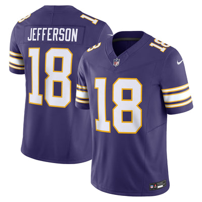Minnesota Vikings Justin Jefferson Nike Purple Vapor F.U.S.E. Limited Jersey