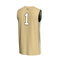 #1 Wake Forest Demon Deacons GameDay Greats Lightweight Collegiate Basketball Fashion Jersey - Gold