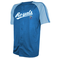 Kansas City Royals Stitches Royal Team Raglan Jersey