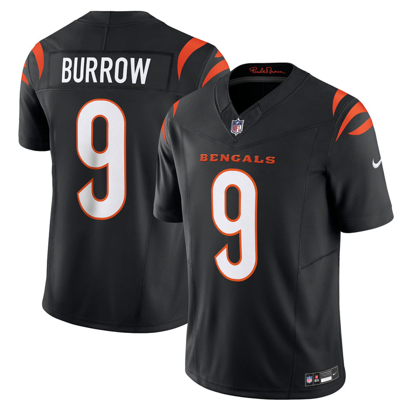 Cincinnati Bengals Joe Burrow Nike Black Vapor F.U.S.E. Limited Jersey