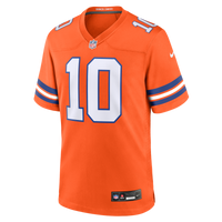 Denver Broncos Bo Nix Nike Orange Mile High Collection 1977 Throwback Player Game Jersey