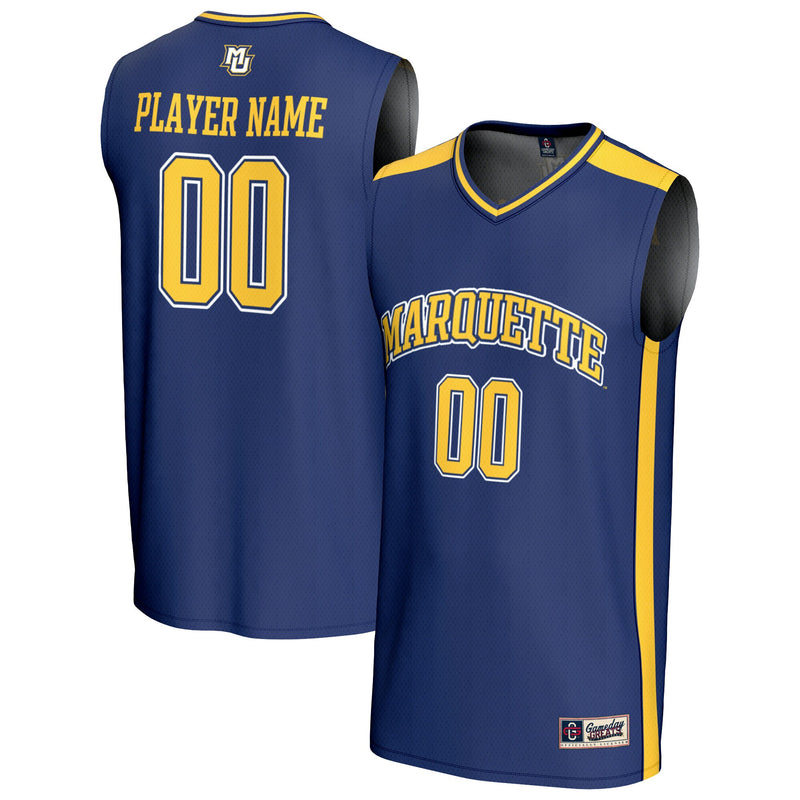 Marquette Golden Eagles GameDay Greats NIL Pick-A-Player Lightweight Basketball Fashion Jersey - Blue