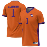 #1 Clemson Tigers GameDay Greats Lightweight Collegiate Soccer Fashion Jersey - Orange