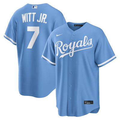 Kansas City Royals Bobby Witt Jr. Nike Light Blue Alternate Replica Jersey
