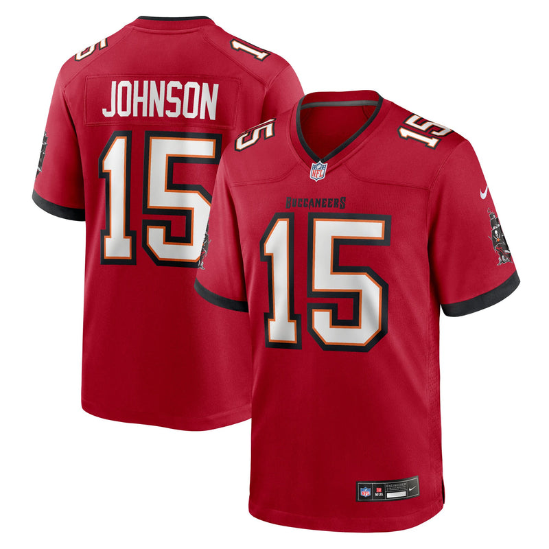 Tampa Bay Buccaneers Tez Johnson Nike Red Team Game Jersey