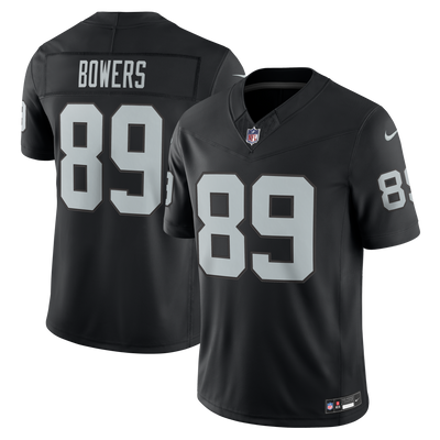 Las Vegas Raiders Brock Bowers Nike Black Team Vapor F.U.S.E. Stitched Limited Jersey
