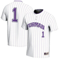 Furman Paladins GameDay Greats Lightweight Collegiate Softball Fashion Jersey - White